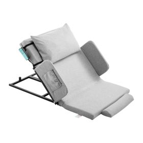 Electric Lifting Backrest for Bed, 300 lbs Capacity, 4-68Â° Adjustable Lifting Bed Backrest, with Guardrail Armrest & Storage Pouch, Machine Washable