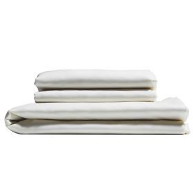 4-Piece Bed Sheet Set - King Size, 100% Brushed Microfiber Bedding Set with 2 Pillowcases, 1 Flat Sheet & 1 Fitted Sheet