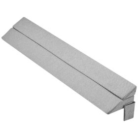Bed Wedge Pillow for Headboard, Queen Size, 60"x10"x6" Bed Gap Filler, Fill 0-7" Gap Between Headboard and Mattress
