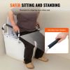 Toilet Safety Rail, 300LBS Capacity Toilet Seat Frame, Adjustable Width Fit Most Toilets, Easy Installation