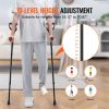 Forearm Crutches for Adults, Folding Walking Forearm Crutches with 10-Level Adjustable Height